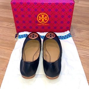 Tory Burch Minnie Cap-Toe Ballet
